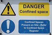 Enterining into tight spaces